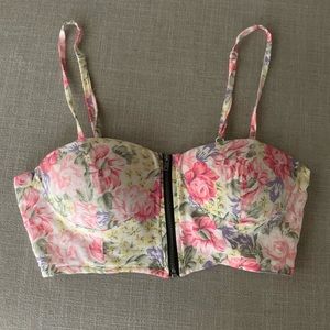 Forever 21 floral bralette